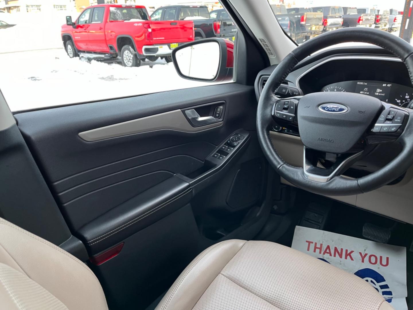 2021 Red Ford Escape SEL AWD (1FMCU9H67MU) with an 1.5L L3 engine, 6A transmission, located at 1960 Industrial Drive, Wasilla, 99654, (907) 274-2277, 61.573475, -149.400146 - Photo#15